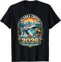 Vintage Alaska Cruise 2026 Cruising Group Family Vacation T-Shirt