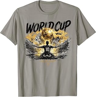 Soccer - WM World Cup 2026, Black T-Shirt