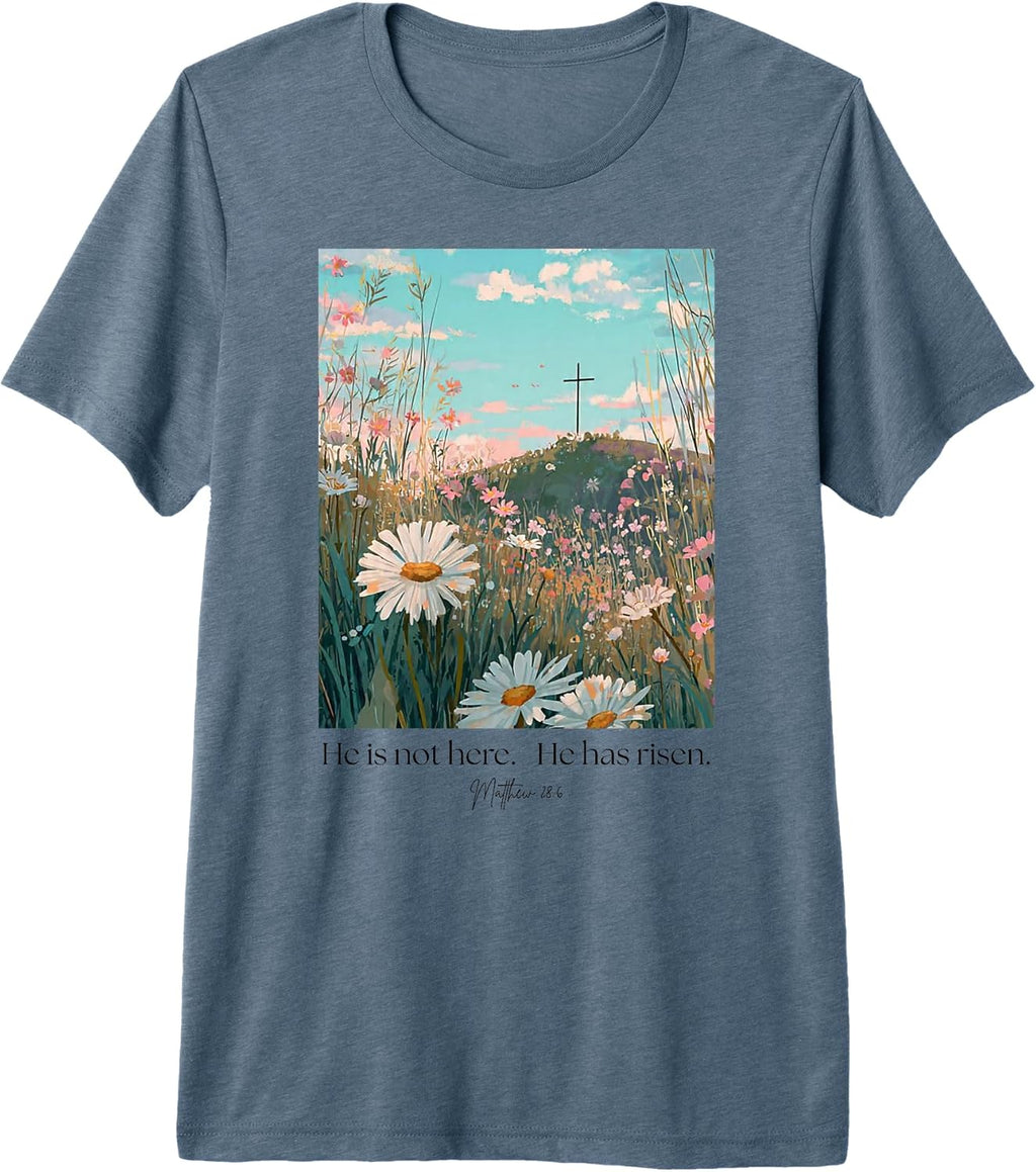 Jesus He Is Risen - Christian Easter Apparel Co.