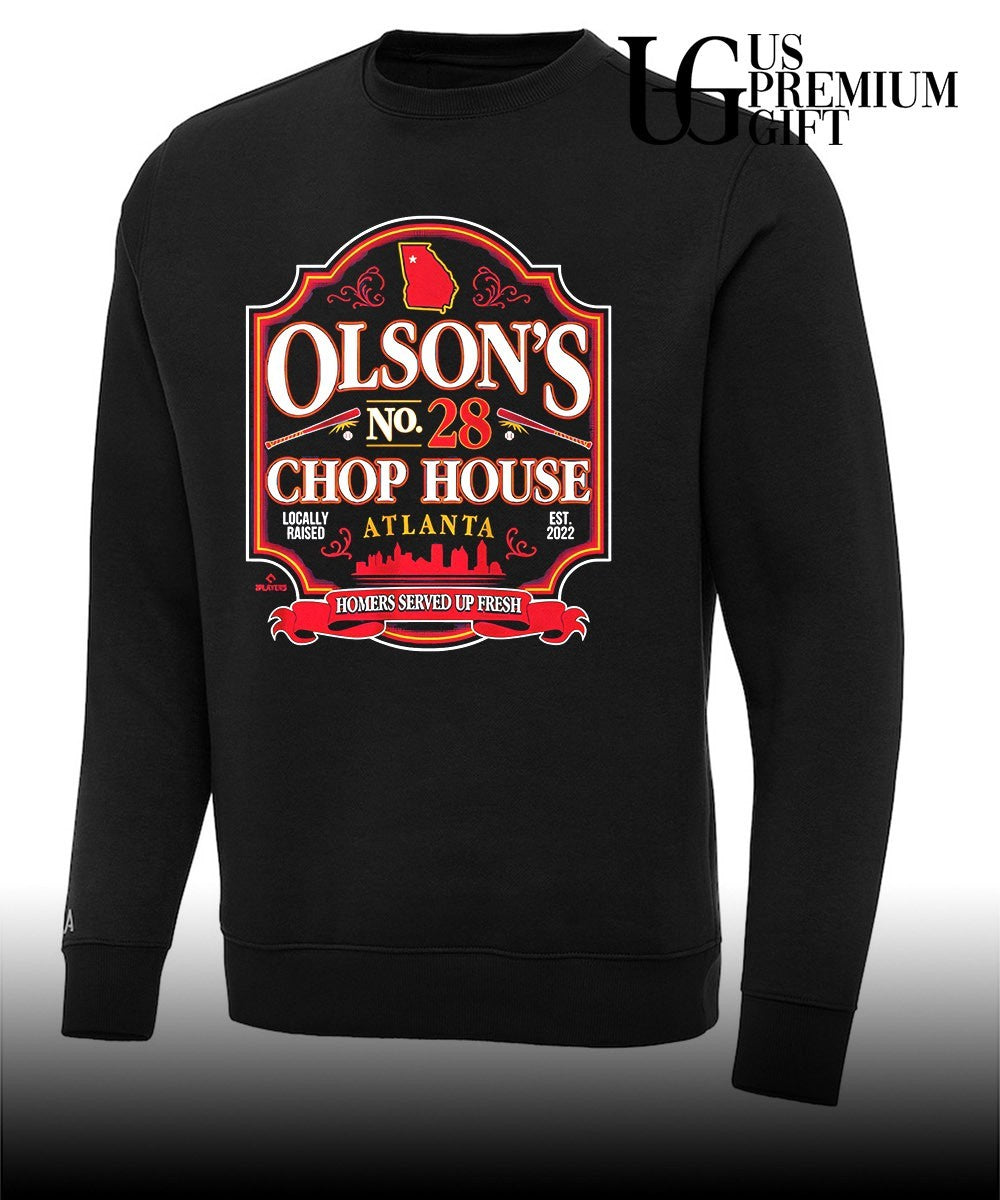 Matt Olson’s Chop House Atlanta Homers Served Up Fresh shirt