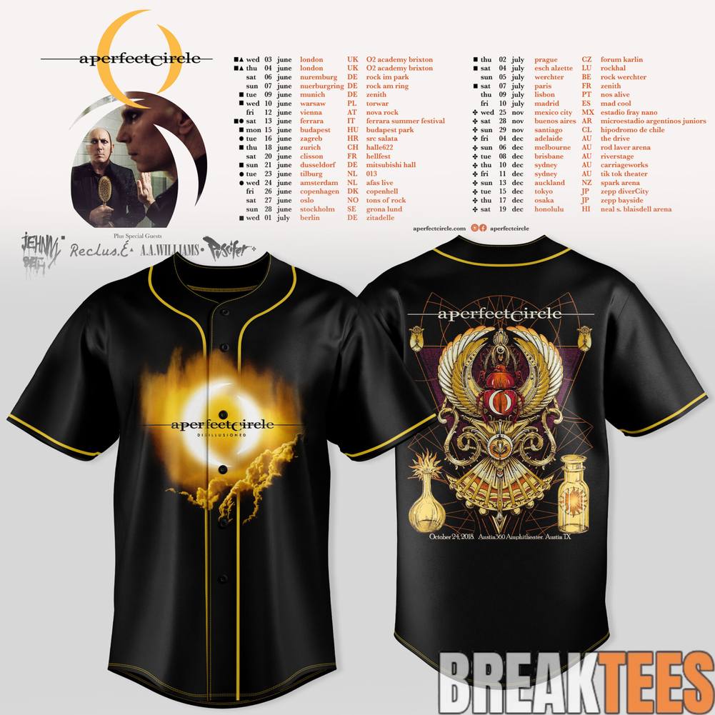 A Perfect Circle World Tour 2026 Special Baseball Jersey