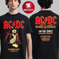 ACDC PWR Up Tour Brisbane Australia 2025 Event Two Sided Shirt