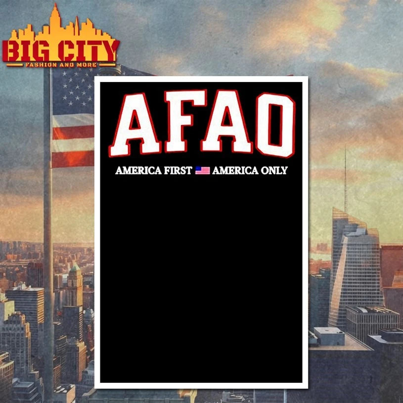 AFAO Comfort Colors America First America Only shirt