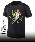 AZZI Azzi Fudd Dallas Wings dribbling basketball smiling 2026 WNBA shirt