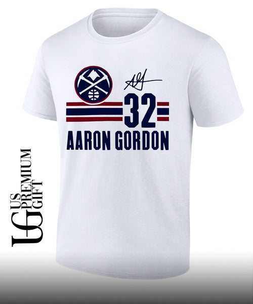 Aaron Gordon 32 player Denver Nuggets NBA signature shirt