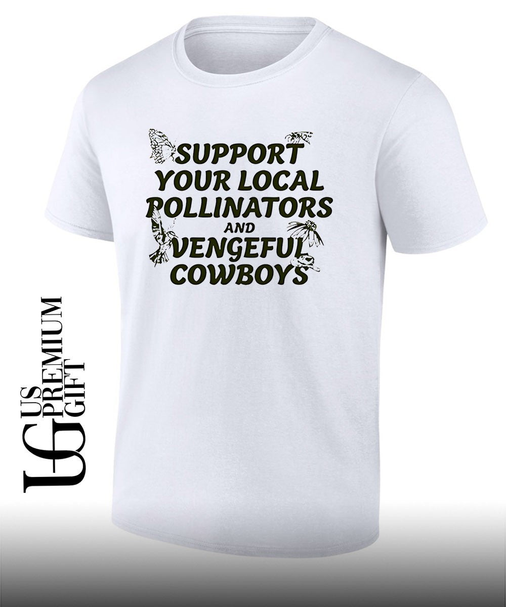 Adam Page support your local pollinators and vengeful cowboys shirt