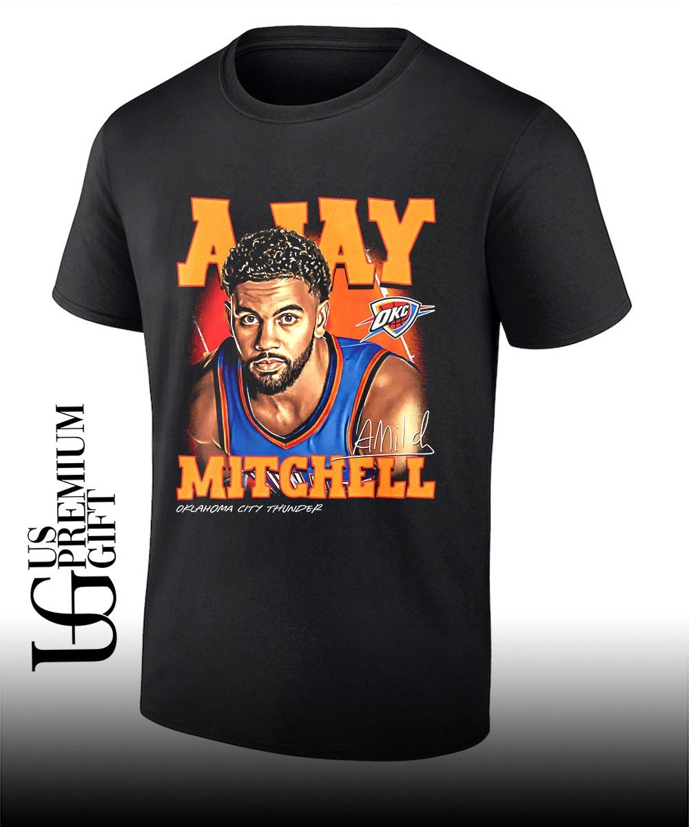 Ajay Mitchell Oklahoma City Thunder NBA 2026 Playoffs signature shirt