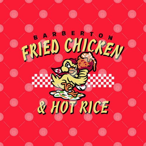 Akron RubberDucks Barberton Fried Chicken And Hot Rice T Shirt