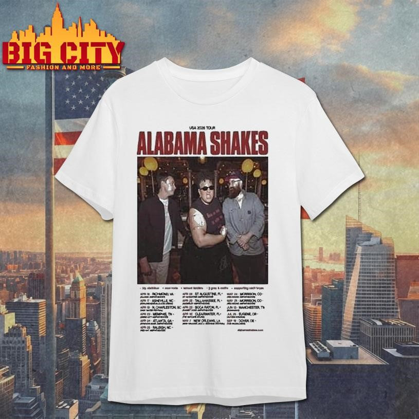 Alabama Shakes Usa Tour 2026 Shirt