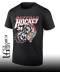 Alex Lyon 34 player Buffalo Hockey mask shirt