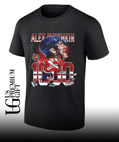 Alex Ovechkin 1000 Goals Washington Capitals hockey signature shirt