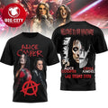 Alice Cooper Welcome To Our Nightmare Las Vegas 2026 Tour Two Sided Shirt