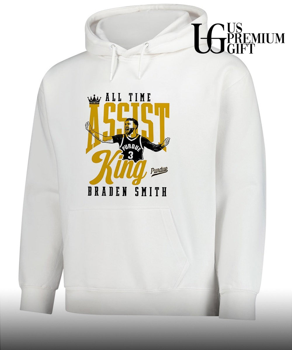 All-Time Assist King Braden Smith Purdue Boilermakers Basketball graphic shirt