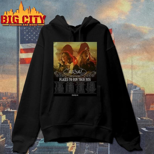 Aly And Aj Places To Run Live Tour 2026 Shirt