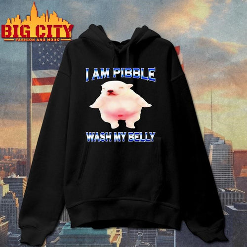 Am Pibble Wash My Belly Funny Dog Clean My Belly Meme Shirt