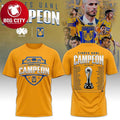 Amarilla Tigres Campeones Liga MX Champions 2025 Two Sided Shirt