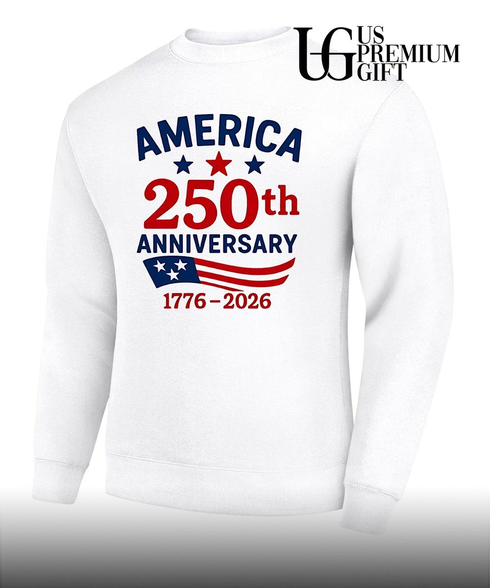 America 250th Anniversary 1776-2026 USA flag shirt