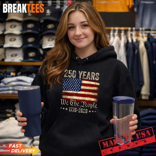 American Flag 250th Anniversary 1776 2026 T-Shirt