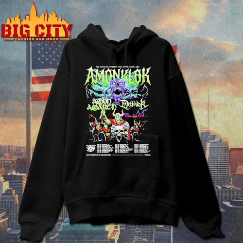 Amon Amarth And Dethklok Amonklok Conquest Tour North America 2026 Dates Shirt