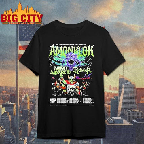 Amon Amarth And Dethklok Amonklok Conquest Tour North America 2026 Dates Shirt