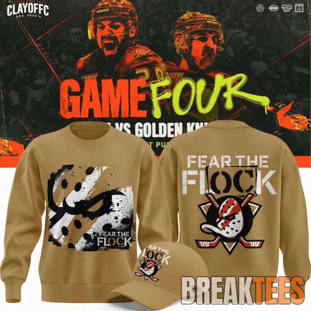 Anaheim Ducks 2026 Fear The Flock Playoff Limited Edition Sweatshirt