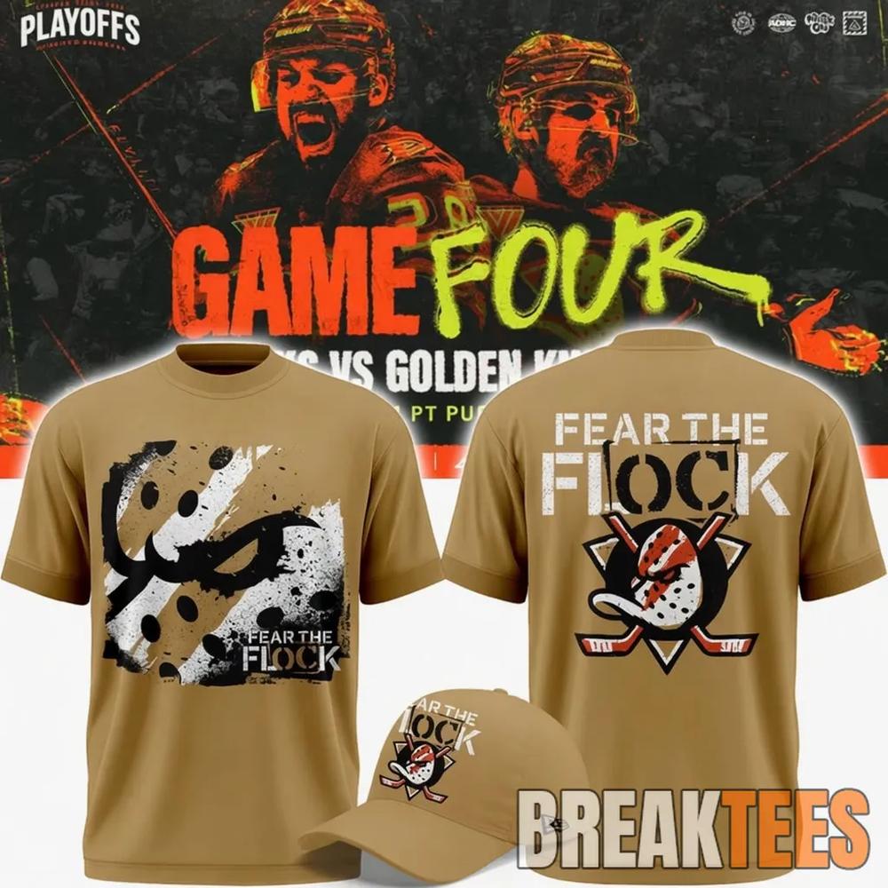 Anaheim Ducks 2026 Fear The Flock Playoff Limited Edition T-Shirt