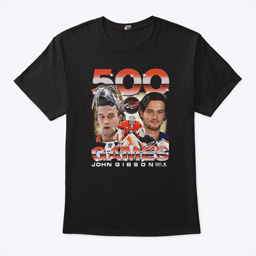 Anaheim Ducks John Gibson 500 Games Shirt