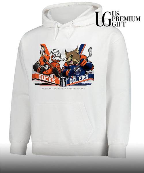 Anaheim Ducks vs Edmonton Oilers NHL Stanley Cup 2026 mascot shirt