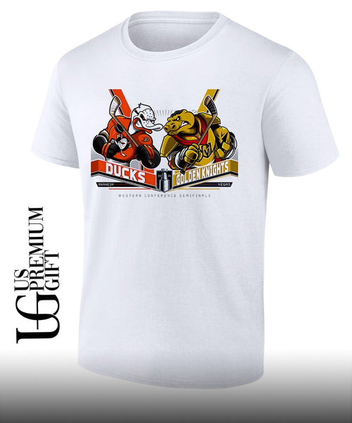 Anaheim Ducks vs Vegas Golden Knights NHL Western Conference Semifinals 2026 mascot shirt