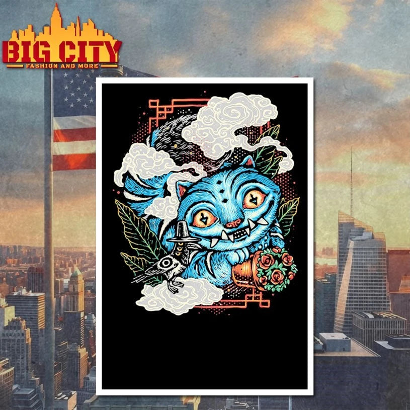 Ancient Blue Tiger shirt