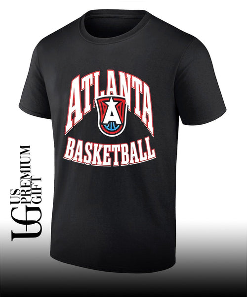 Angel Reese with Atlanta Basketball 2026 logo shirt