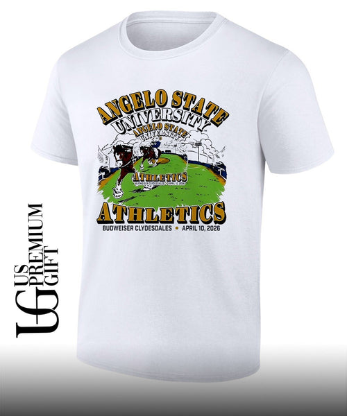 Angelo State University Athletics Budweiser Clydesdales 2026 shirt