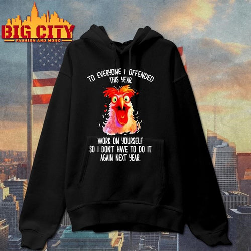 Angry Rooster To Everyone I Offended This Year Shirt