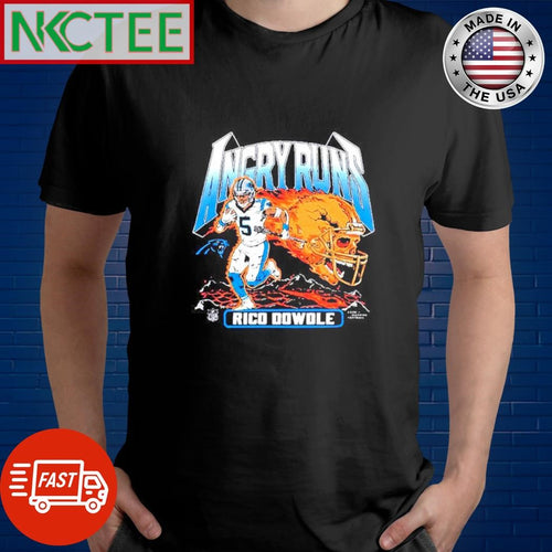 Angry Runs 2025 Panthers Rico Dowdle shirt