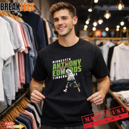 Anthony Edwards Minnesota Timberwolves Graphic T-Shirt – Ant-Man Basketball Fan Tee