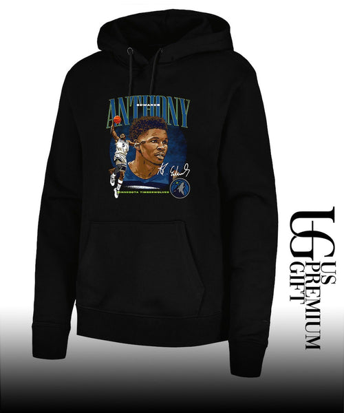 Anthony Edwards Minnesota Timberwolves NBA 2026 signature graphic shirt