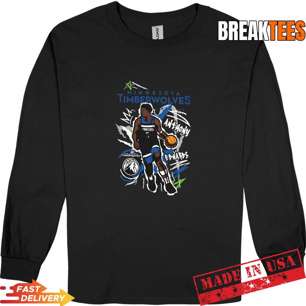 Anthony Edwards Minnesota Timberwolves NBA chalked up T-Shirt