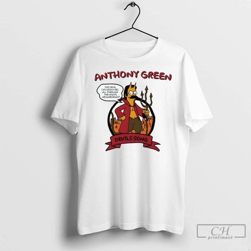 Anthony Green Devils Song The Devil Cri Diddly Ies T Shirts