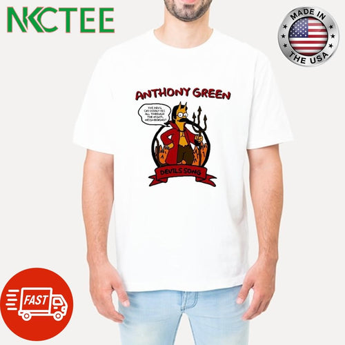 Anthony Green Devils Song The Simpsons Shirt