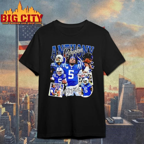 Anthony Richardson Indianapolis Colts graphic signature shirt