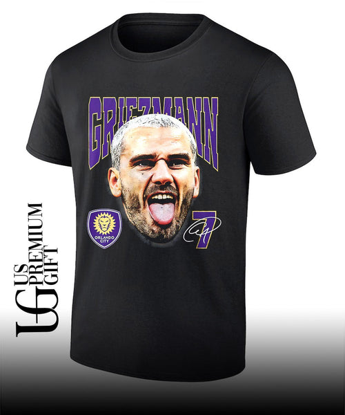 Antoine Griezmann big head Orlando Pride Expression signature shirt