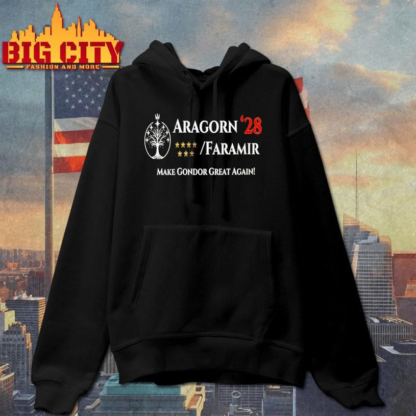 Aragorn Faramir President 2028 Make Gondor Great Again Shirt