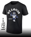Archie B St. Louis Battlehawks football mascot shirt