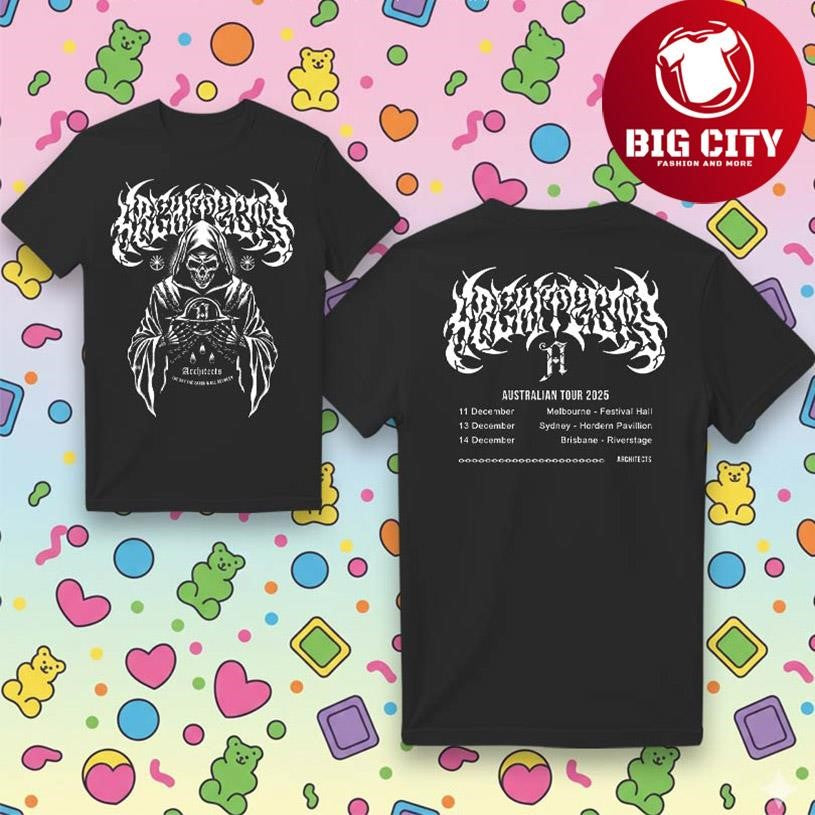 Architects Hands Off The Reaper Tour Two Sided Shirt