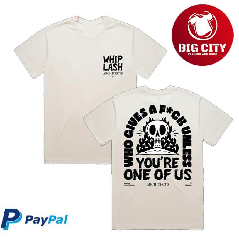 Architects Who Gives A Fuck Whiplash Ecru Two Sided Shirt