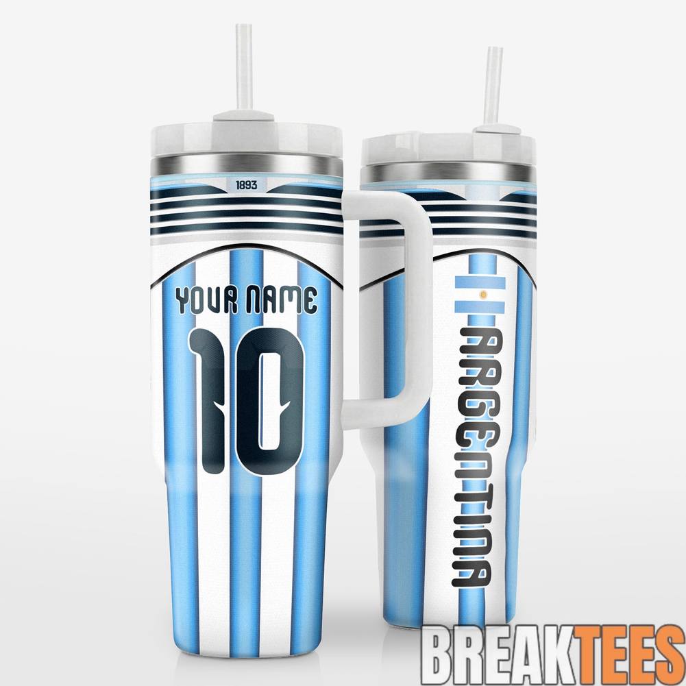 Argentina Jersey Design WC26 Custom Tumbler