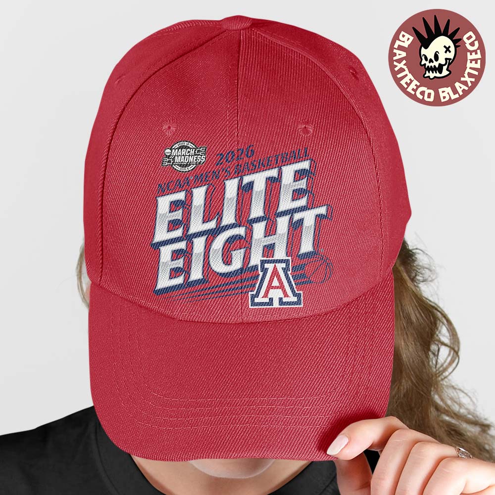 Arizona Wildcats Men’s Basketball 2026 NCAA March Madness Elite 8 Cap Hat Snapback