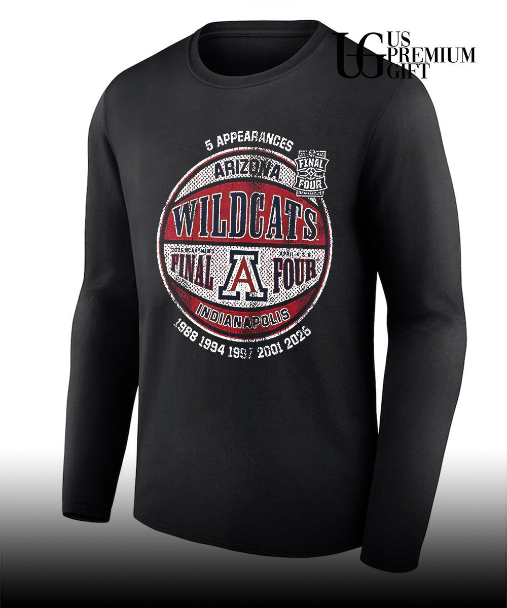 Arizona Wildcats NCAA Men’s Basketball Final Four 2026 Banner shirt