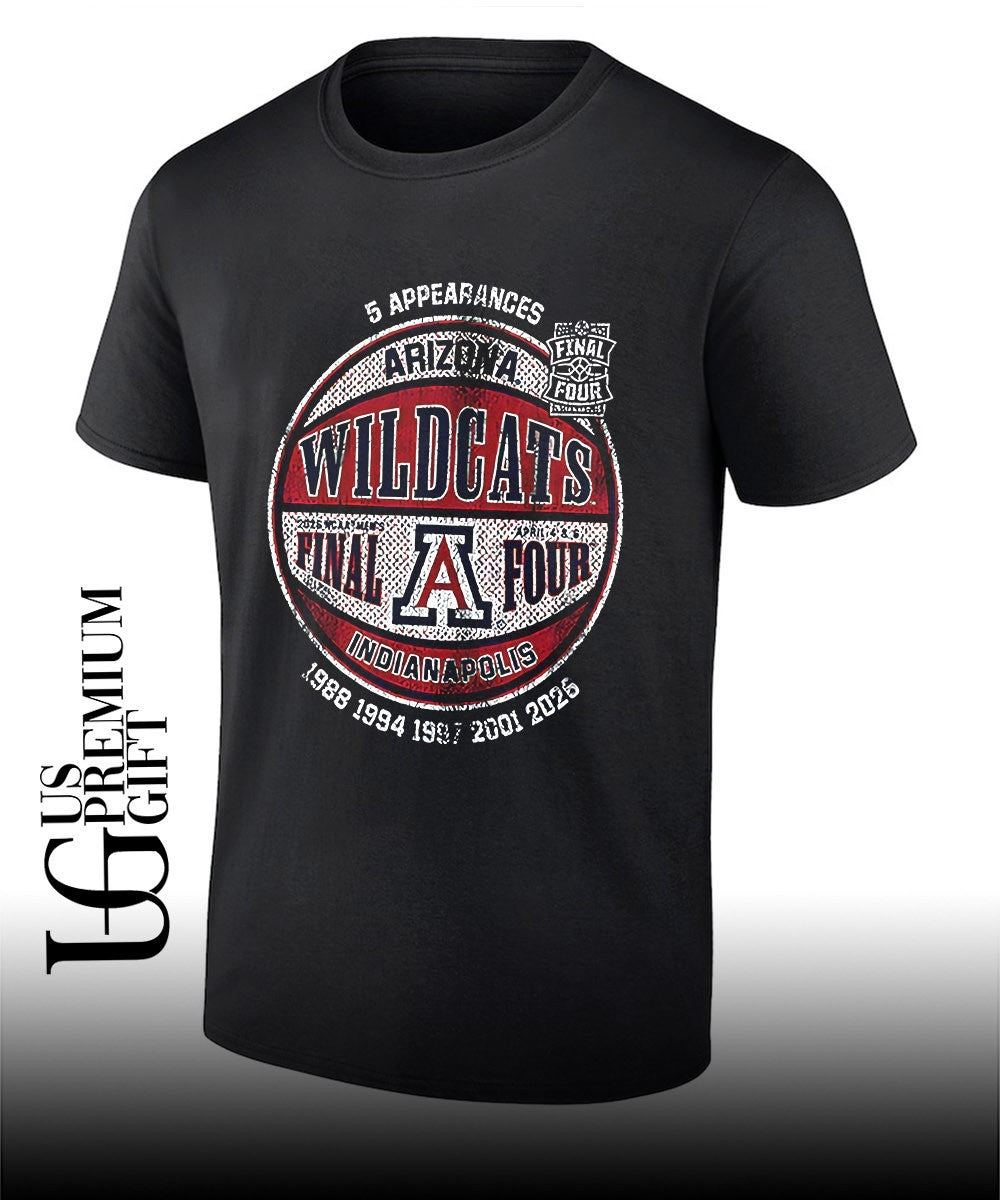 Arizona Wildcats NCAA Men’s Basketball Final Four 2026 Banner shirt
