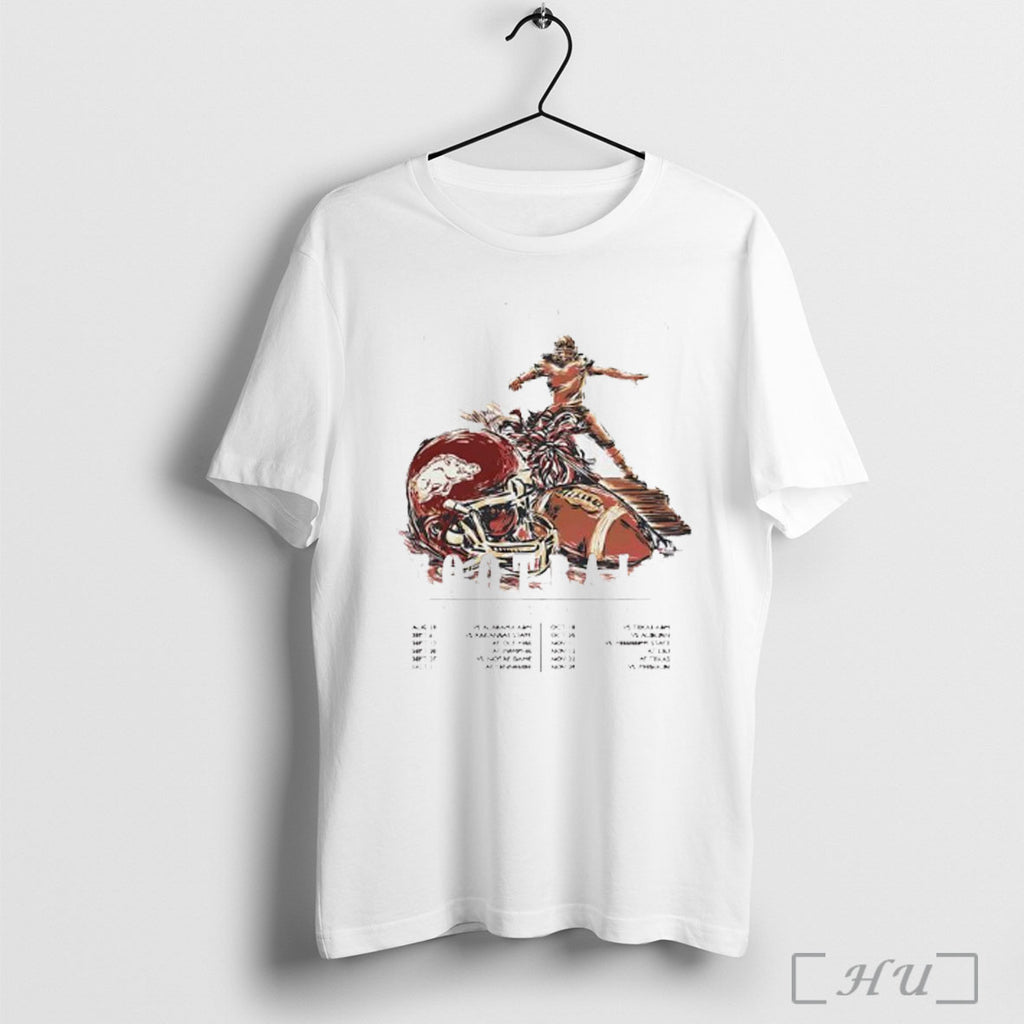 Arkansas Razorbacks Football Schedule 2025 Season T Shirt